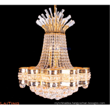 Hotel Decorative Small Golden Crystal Pendant Chandelier Lighting LT-78152